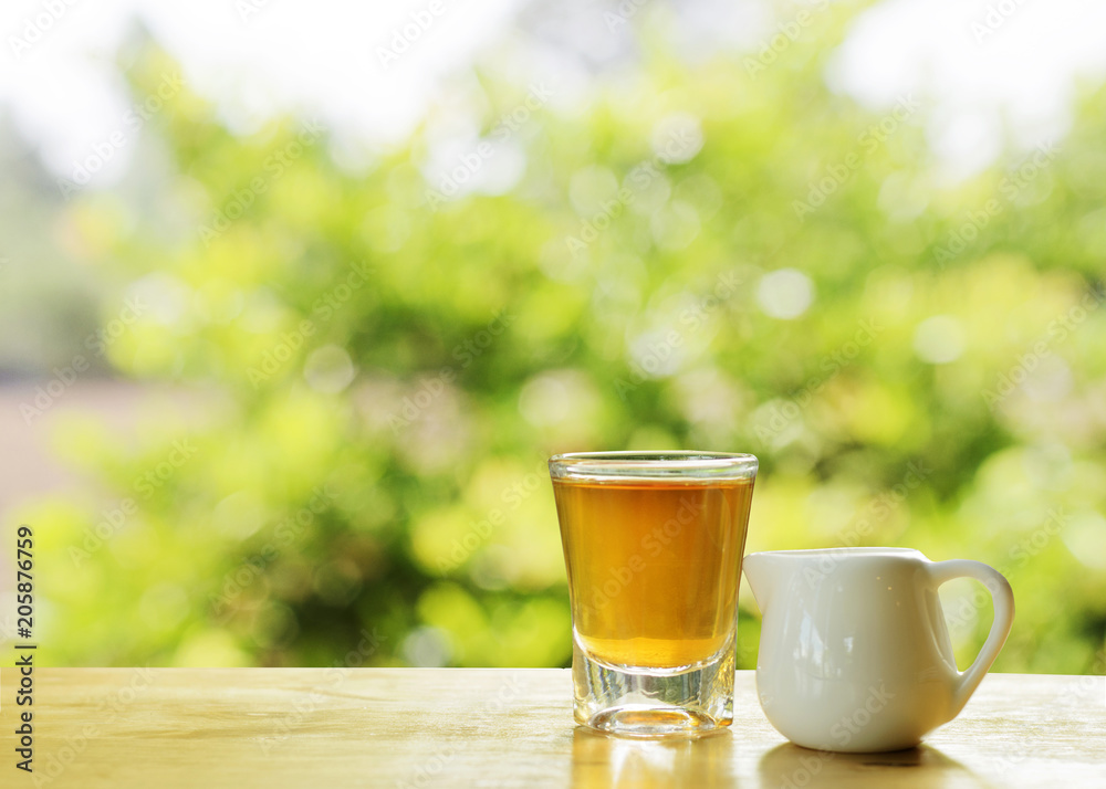 tea drinks with nature tree bokeh sunlights backgrounds tea drinks with nature tree bokeh sunlights backgrounds