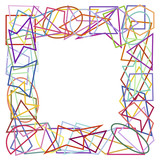 Abstract frame of geometric shapes