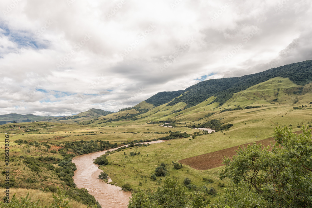 The Mkomazi River between Boston and Bulwer in Kwazulu-Natal