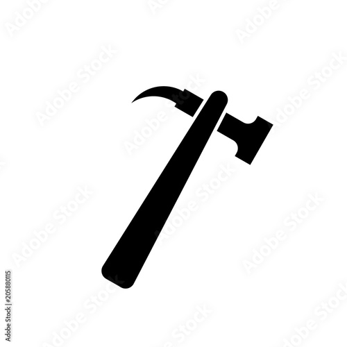 Vector hummer icon on white