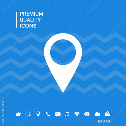 Map pointer icon