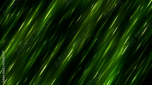 Fast Colorful Diagonal Light Rays Background Animation - Loop Green