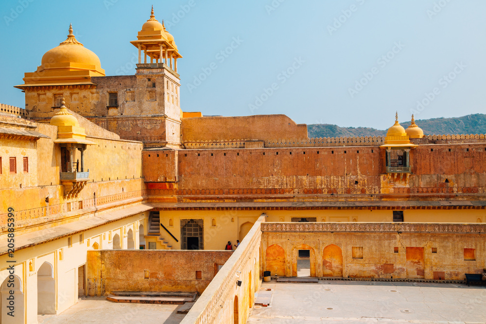 Amber Palace historic architecture in Jaipur, India