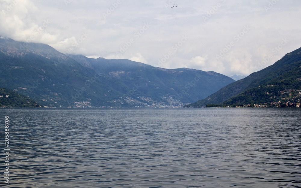 Lago Maggiore bewölkt