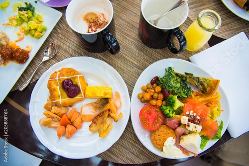 豪華な朝ごはん