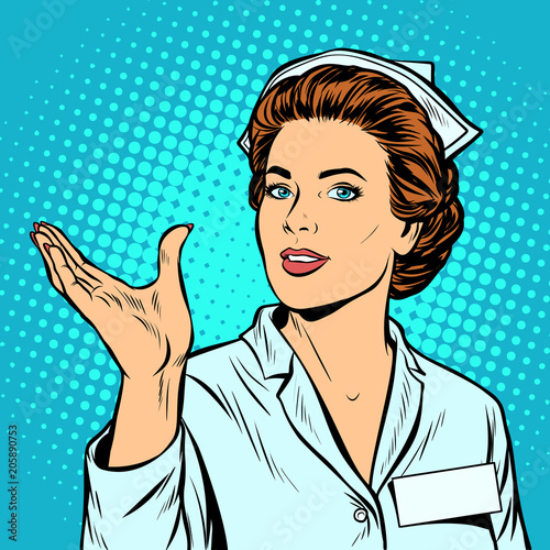 nurse holding gesture