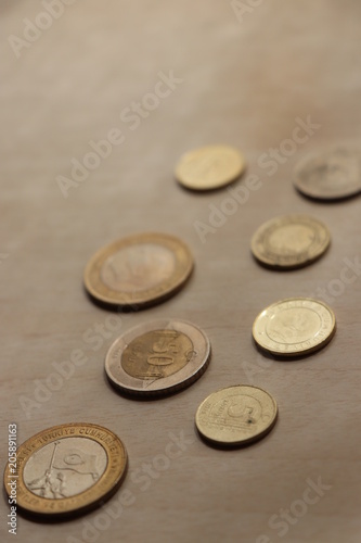 monedas turcas