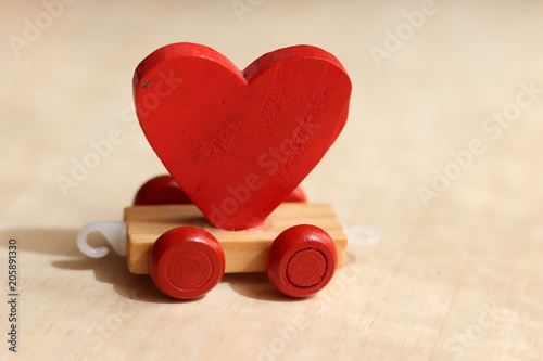 corazón madera