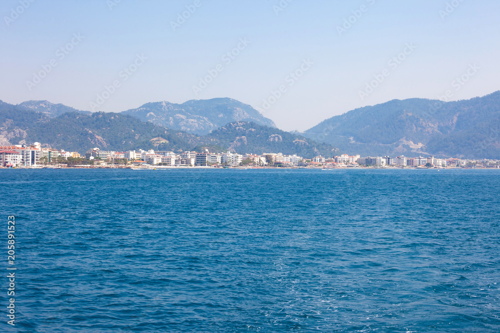Aegean coast of Turkey Marmaris, water view