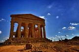 Temple of Concordia. Valley of the Temples in Agrigento on Sicily, Italy