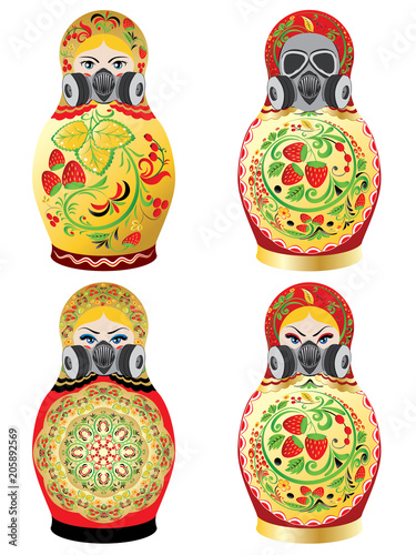 Matryoshka in respirator