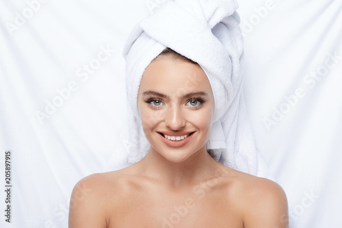 Beautiful girl in spa