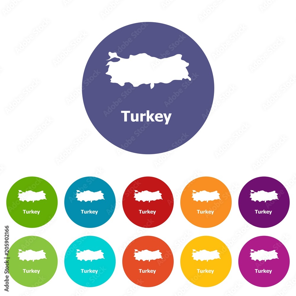 turkey map simple