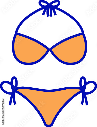 Bikini Swimwear illustration