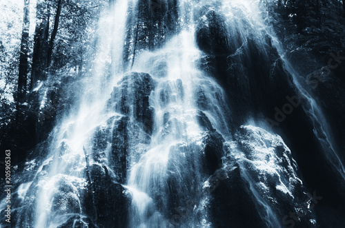 long exposure waterfall fan...