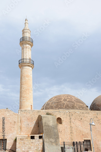 Minarett der Neratze Moschee in Rethymnon, Kreta