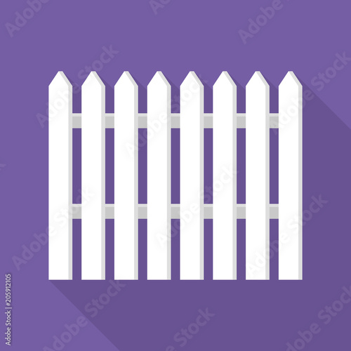 Hight white barrier icon. Flat illustration of hight white barrier vector icon for web design photo