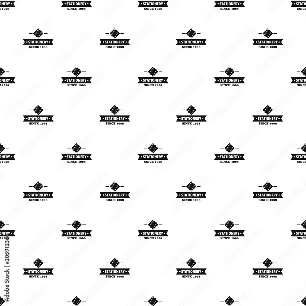 Stationery pattern vector seamless repeat for any web design Stationery pattern vector seamless repeat for any web design