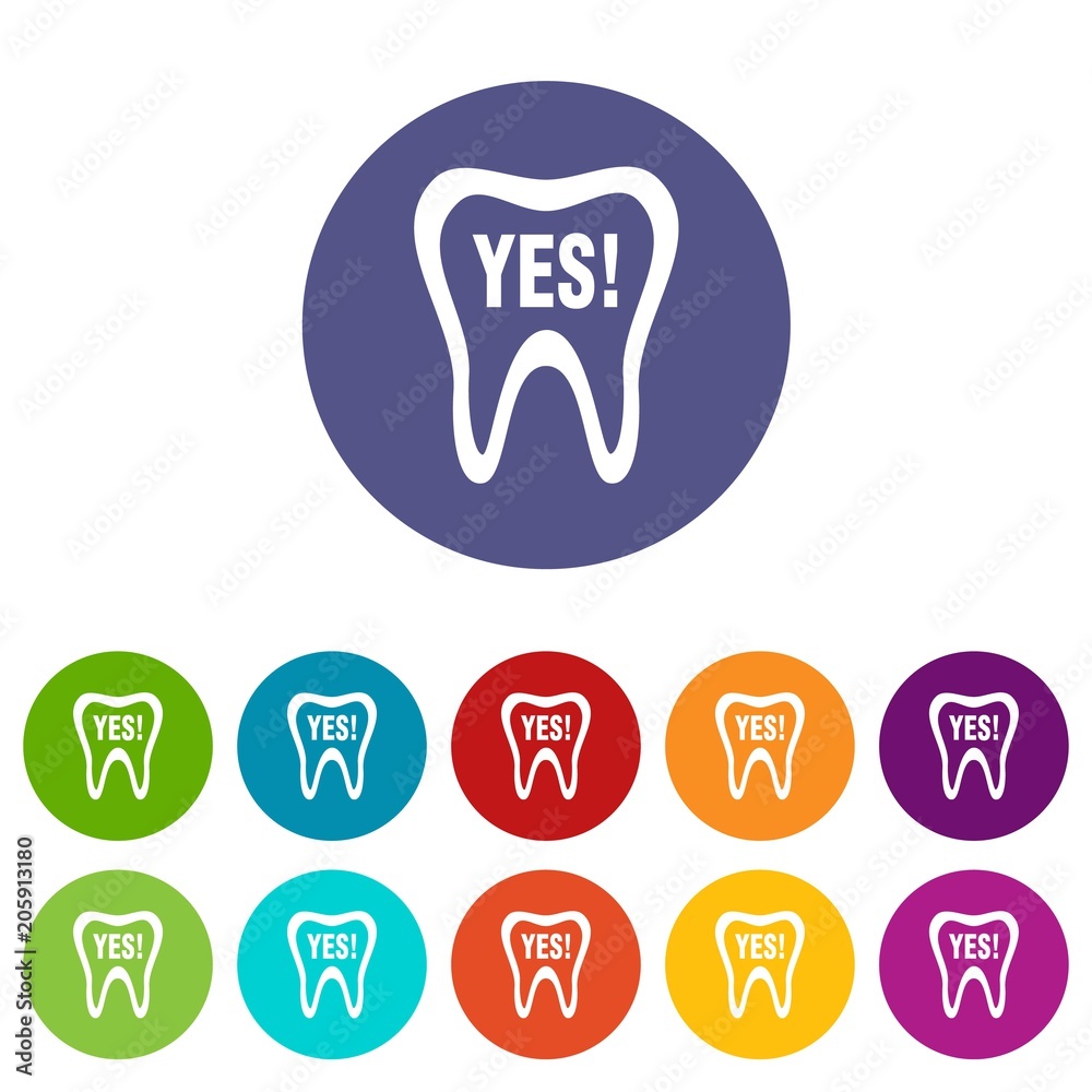 Clean tooth icon. Simple illustration of clean tooth vector icon for web Clean tooth icon. Simple illustration of clean tooth vector icon for web