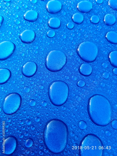 Water  blue  drop  rain  abstract