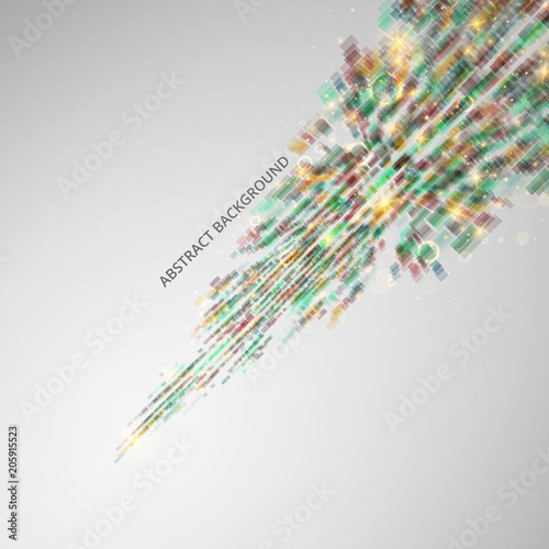 Abstract of dark high colorful geometric lines vector background in technology design pattern with golden glitter effects.  Brochure, banner, backdrop. vector eps10