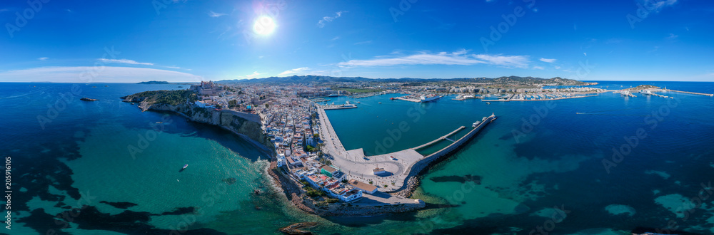 Ibiza Luft-Panorama
