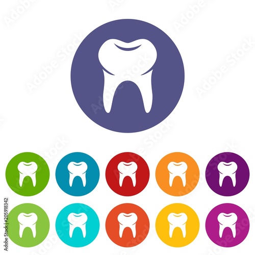 Wisdom tooth icon. Simple illustration of wisdom tooth vector icon for web