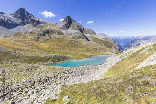 Lai Alv, Albula Pass, Engadin Valley, Graubünden, Switzerland, Europe. photo