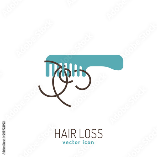 Hair loss icon