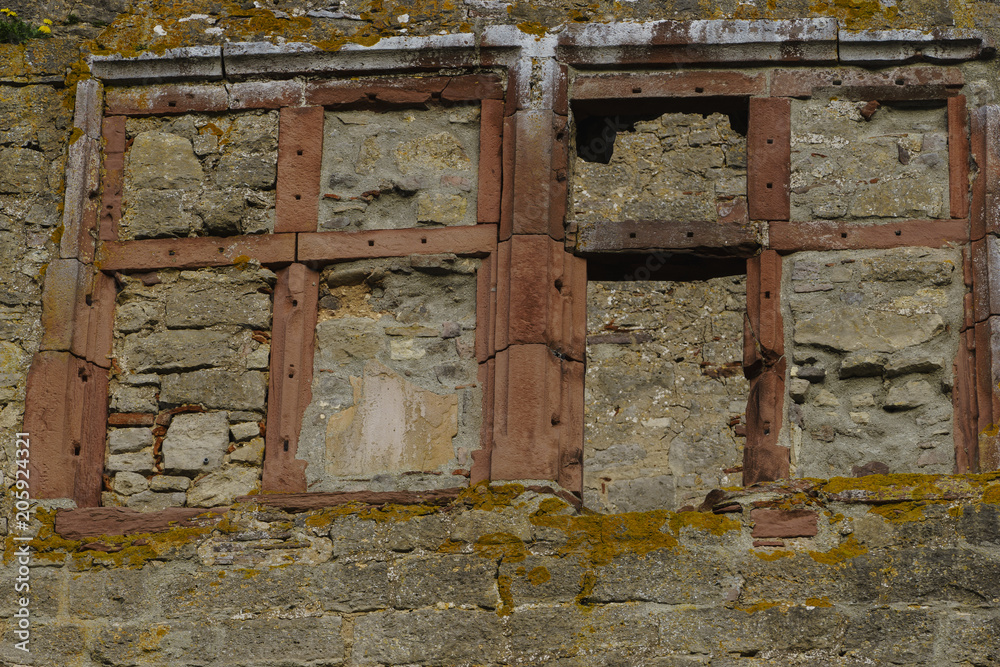 Burgruine Homburg bei Gössenheim und Karsbach, Unterfranken, Franken, Bayern, Deutschland