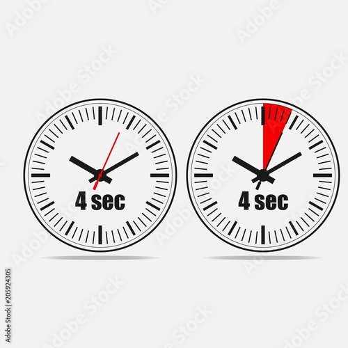 Four Seconds Clock
