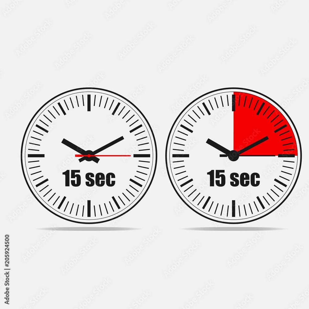 Fifteen Seconds Clock