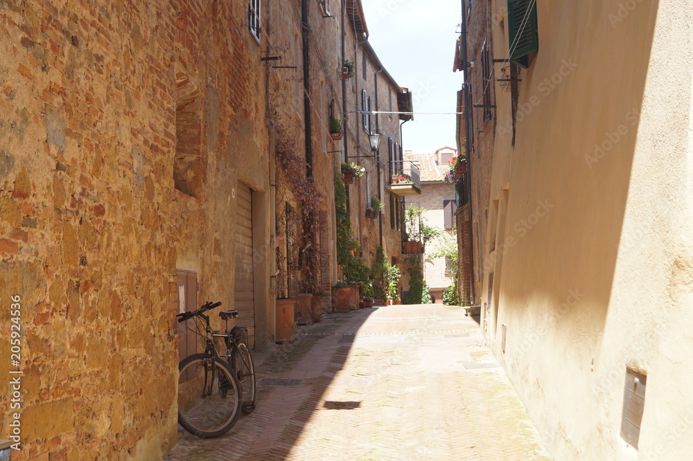 The medieval town of Pienza