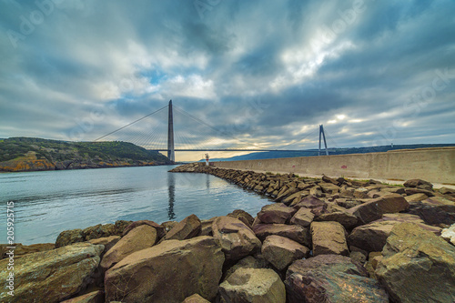 Yavuz Sultan Selim Bridge in Istanbul photo