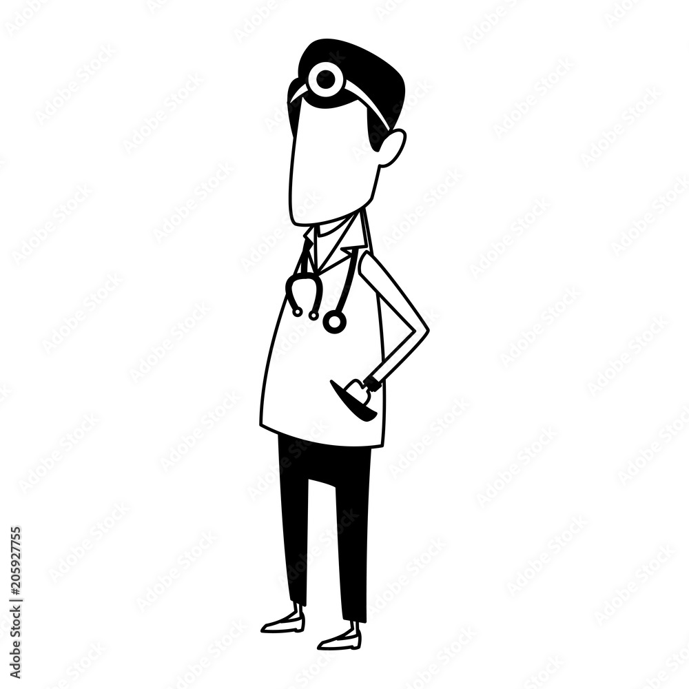Cute male doctor cartoon vector illustration graphic design Cute male doctor cartoon vector illustration graphic design