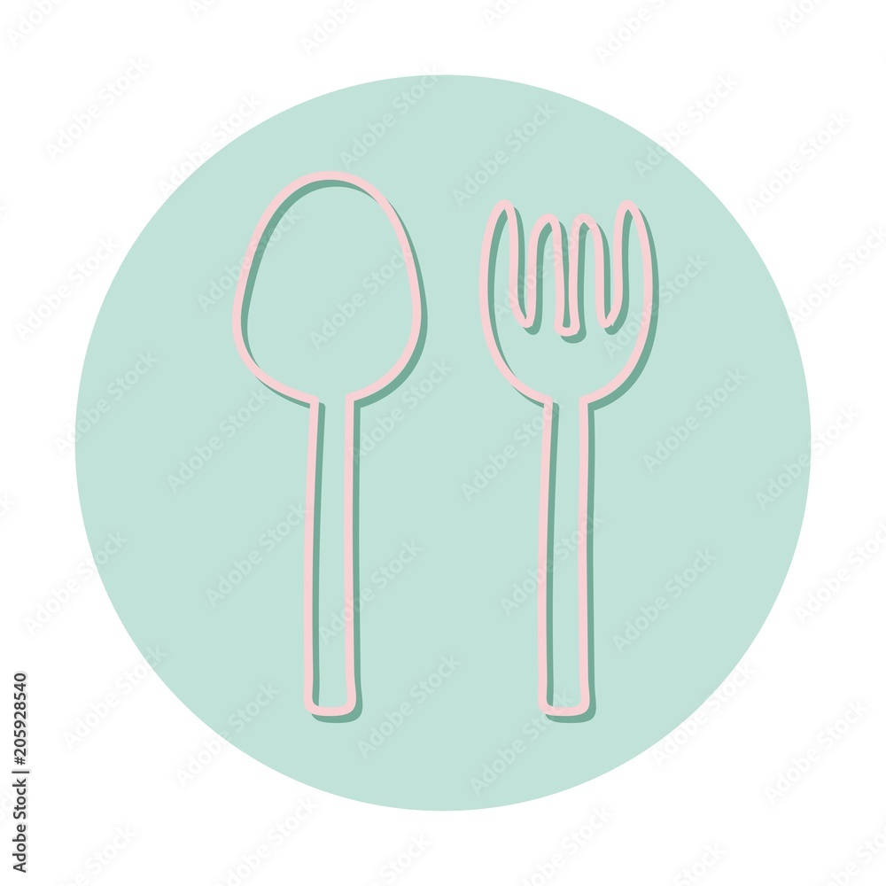 Vector illustration of a icon restaurant - curtley Vector illustration of a icon restaurant - curtley