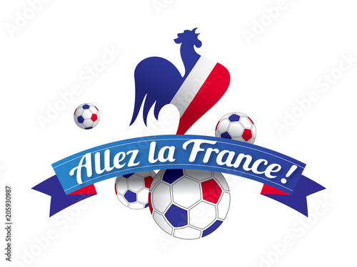 ALLEZ LA FRANCE avec coq (copieur: guillaume_photo)