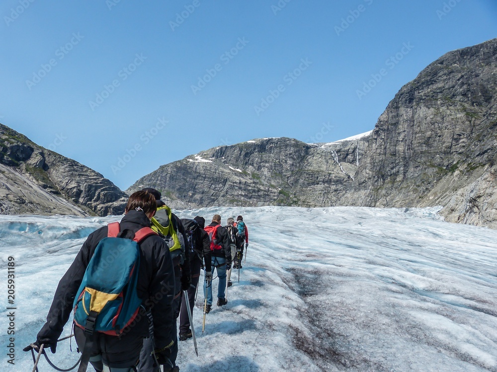 Nigardsbreen Gletscher in Sogn Fjordane - Norwegen