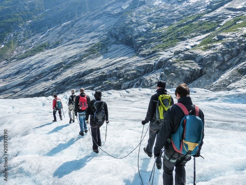Nigardsbreen Gletscher in Sogn Fjordane - Norwegen photo