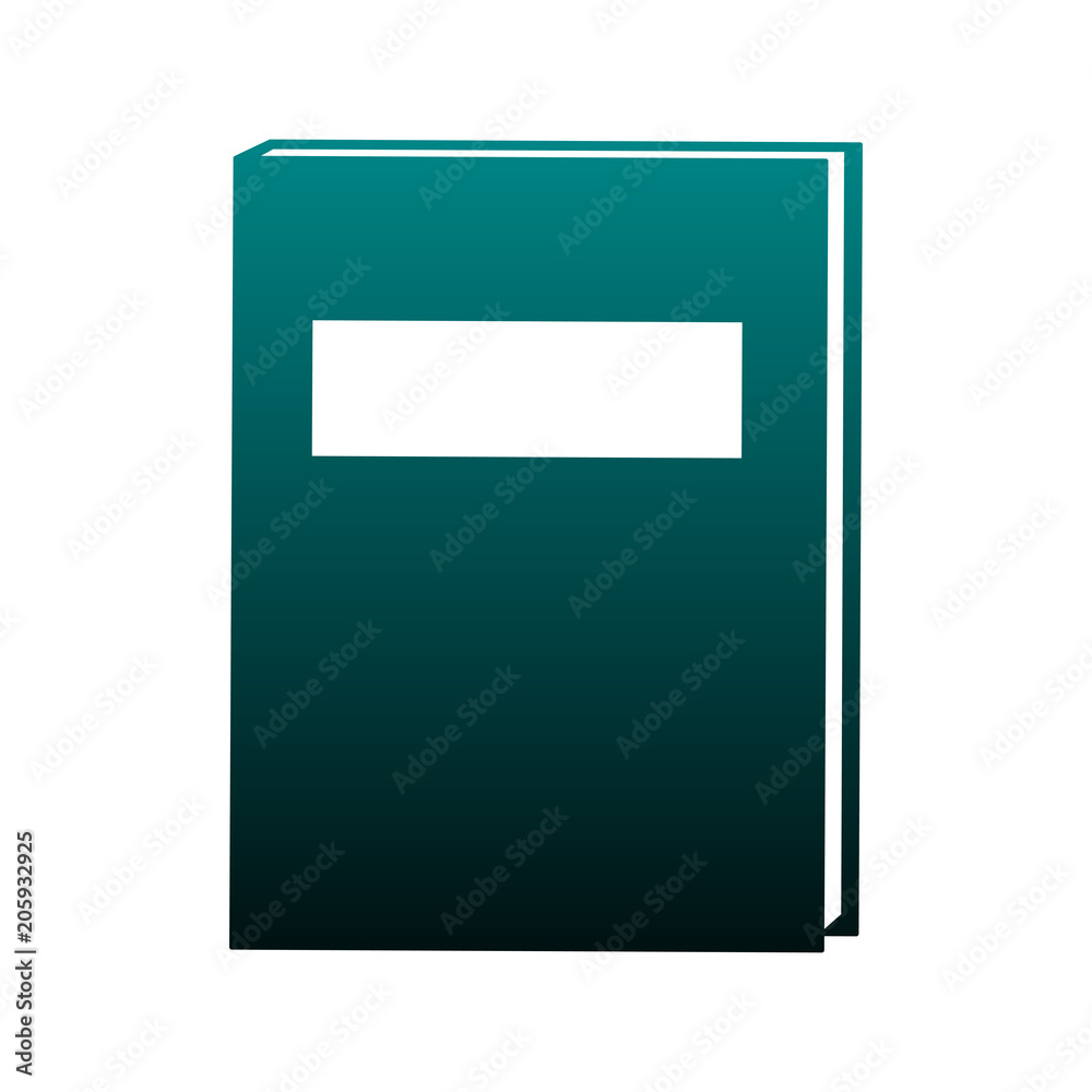 Academic book isolated vector illustration graphic design Academic book isolated vector illustration graphic design