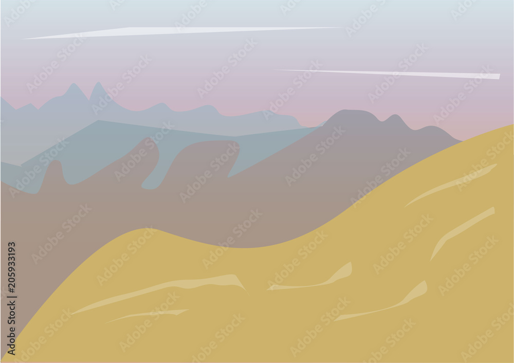 landscape of mountains landscape of mountains