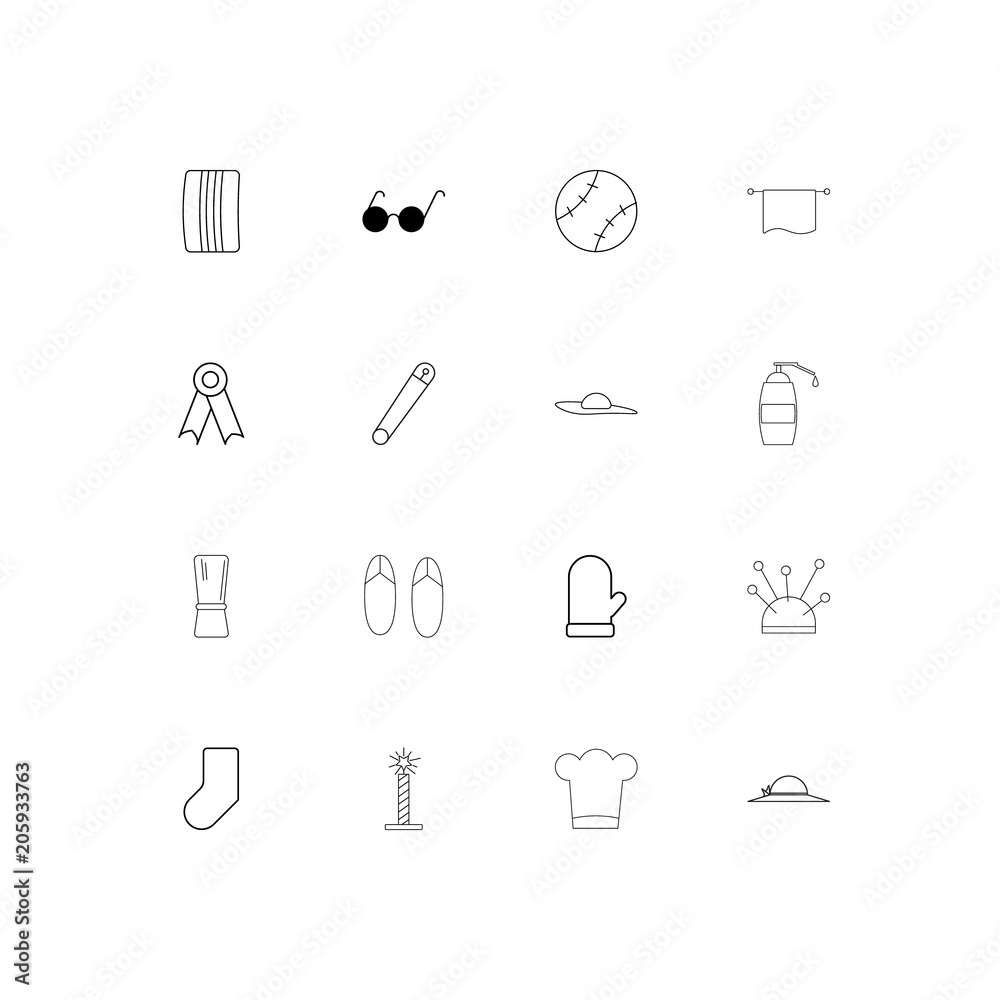 Beauty Dress And Clothes linear thin icons set. Outlined simple vector icons Beauty Dress And Clothes linear thin icons set. Outlined simple vector icons