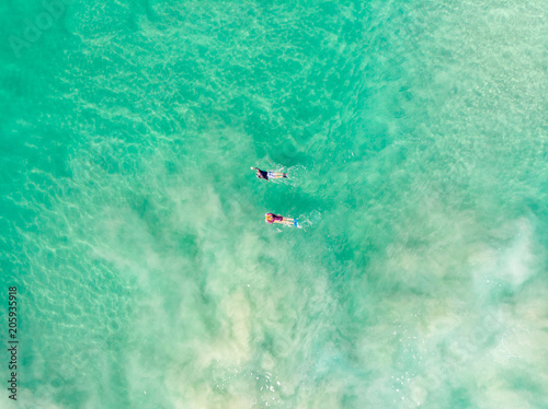 Australian Coastline with Surfers © FiledIMAGE