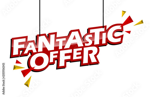 red and yellow tag fantastic offer