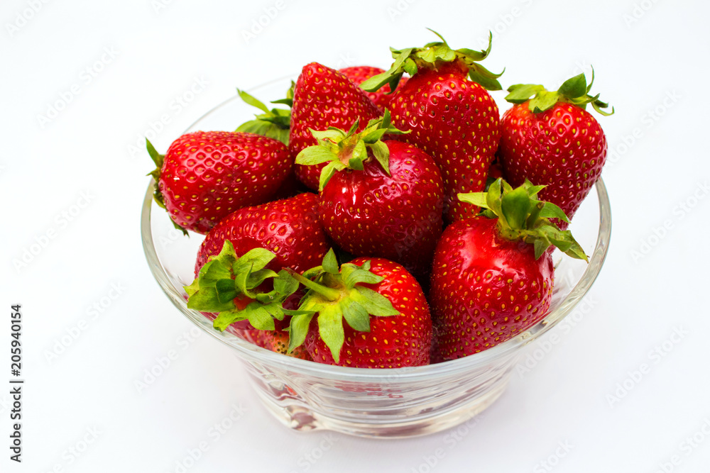 Strawberry isolated on white background. Clipping Path Strawberry isolated on white background. Clipping Path