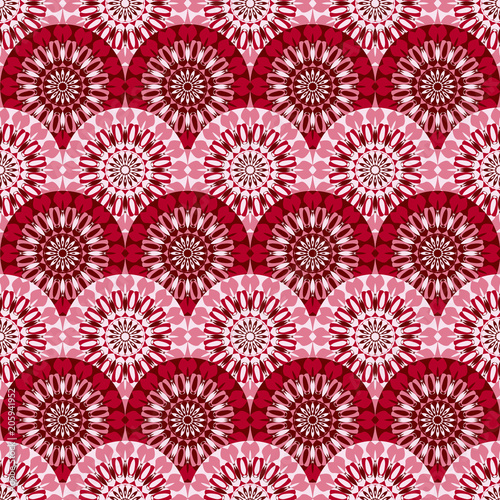 vector illustration of abstract circular patterns