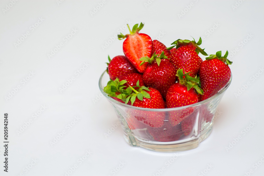 Strawberry isolated on white background. Clipping Path Strawberry isolated on white background. Clipping Path