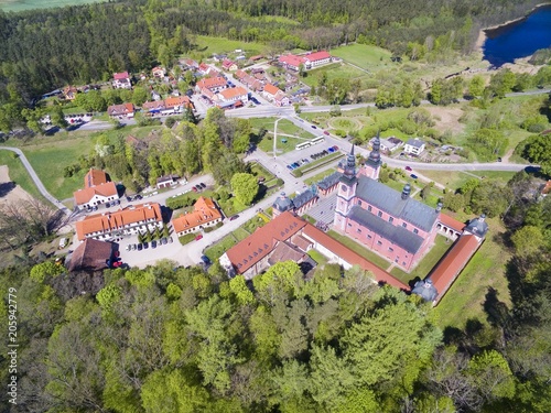 Aerial view of Baroque Mari...