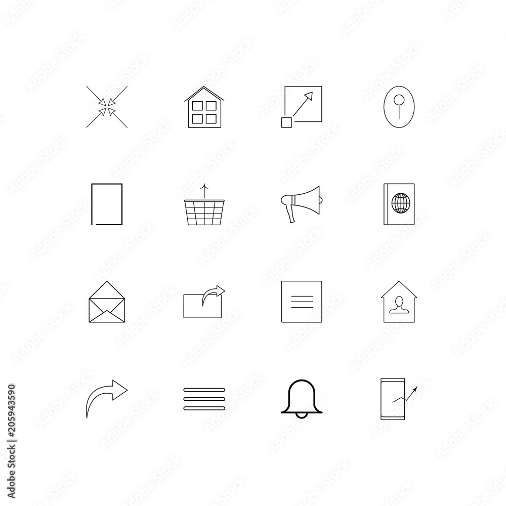 Signs And Symbols linear thin icons set. Outlined simple vector icons Signs And Symbols linear thin icons set. Outlined simple vector icons