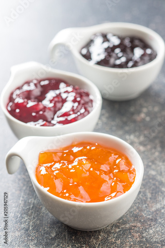 Fruity jam jelly.